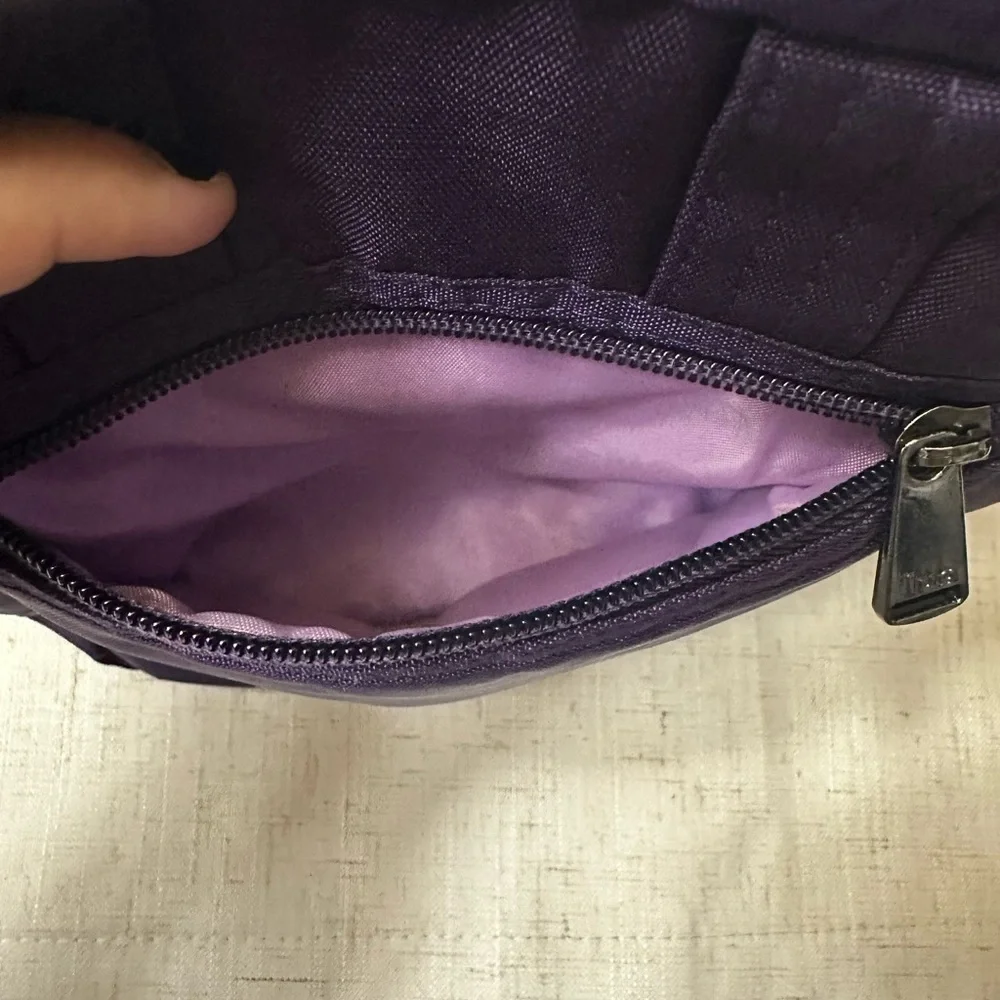 Lug Purple Crossbody Bag - Picture 3 of 10